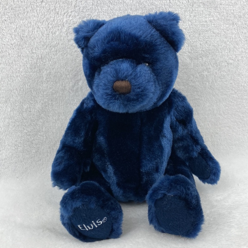2006 Elvis Presley Enterprises Elvis Blue Teddy Bear 8”